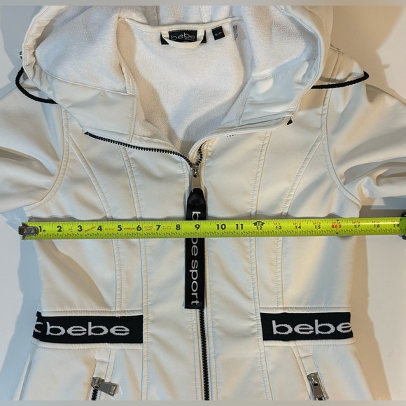 BEBE WHITE SPORT JACKET | Womens S/P - Picture 8 of 10